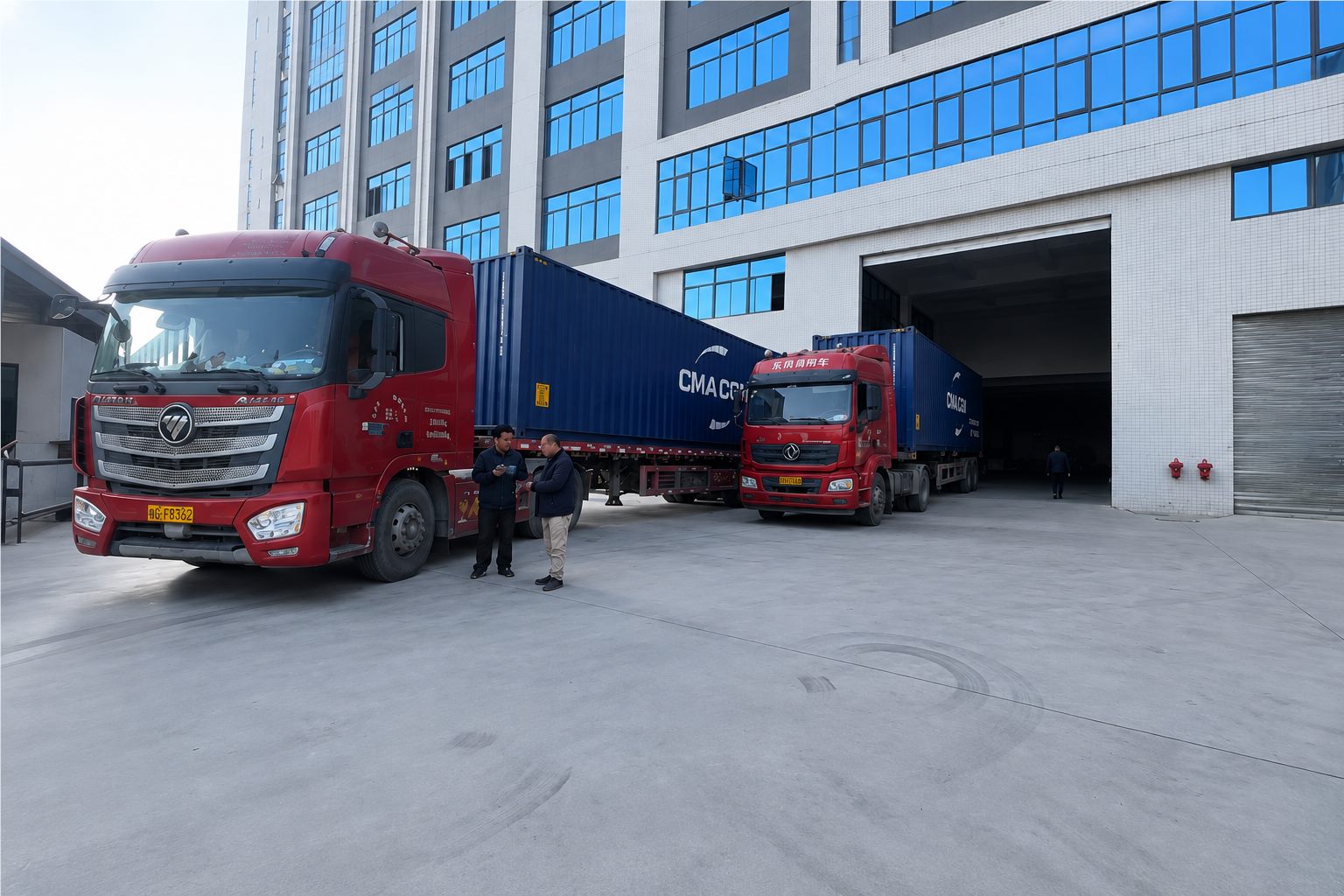 TAOMEGU sanitary ware export loading and container delivery