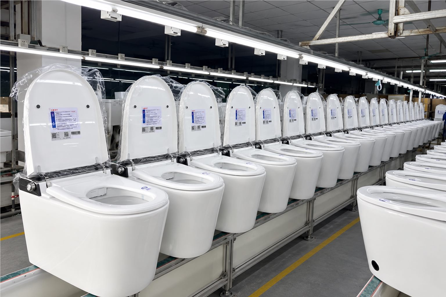 Toilet quality inspection and testing